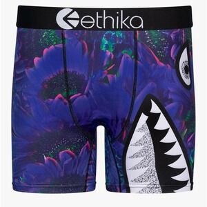 Ethika Boys  Mid Boxer Briefs | Bomber Space Flower 6/8